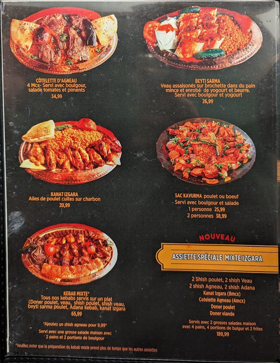 Istanbul Gunes Kebab Menu - Image 6